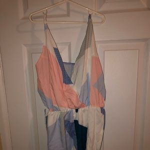 triangle pattern romper